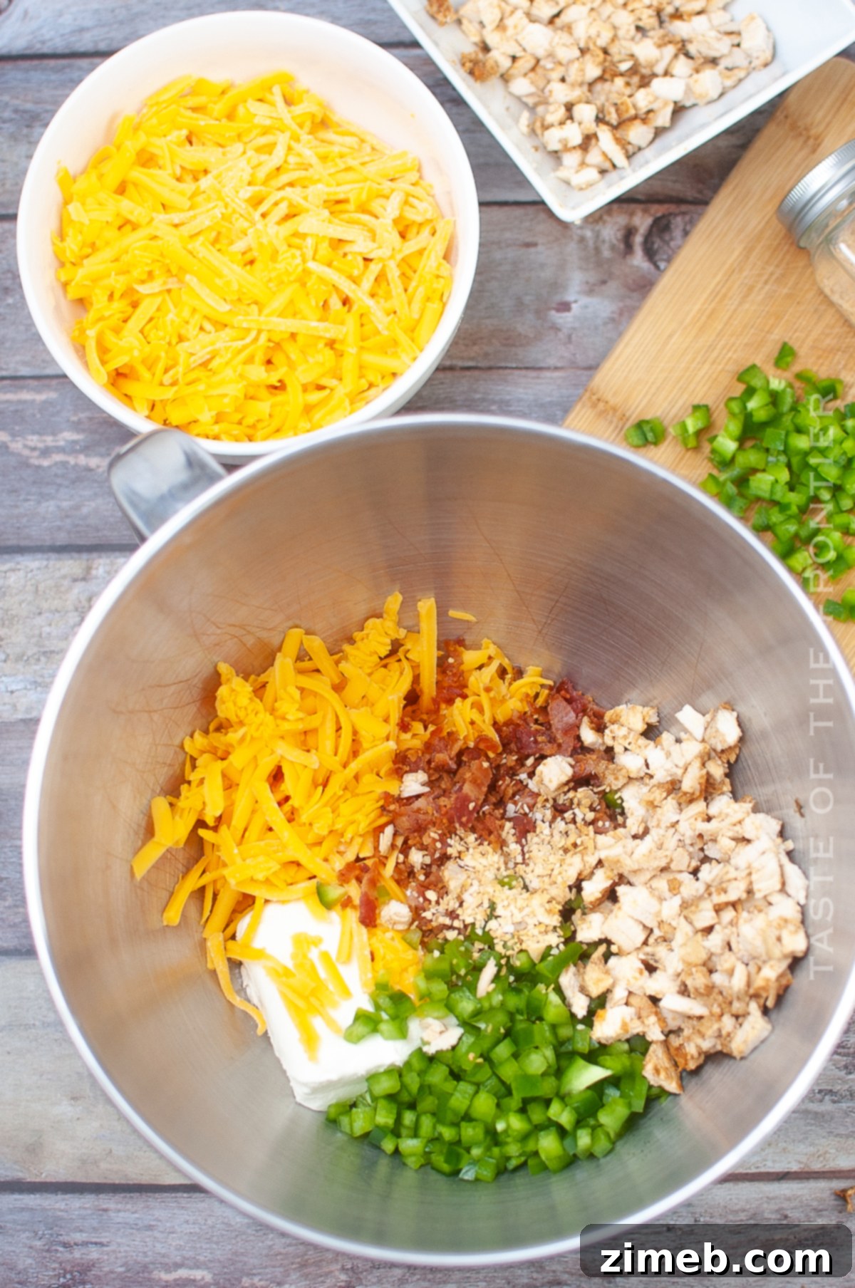 Creamy Chicken Taquito Filling