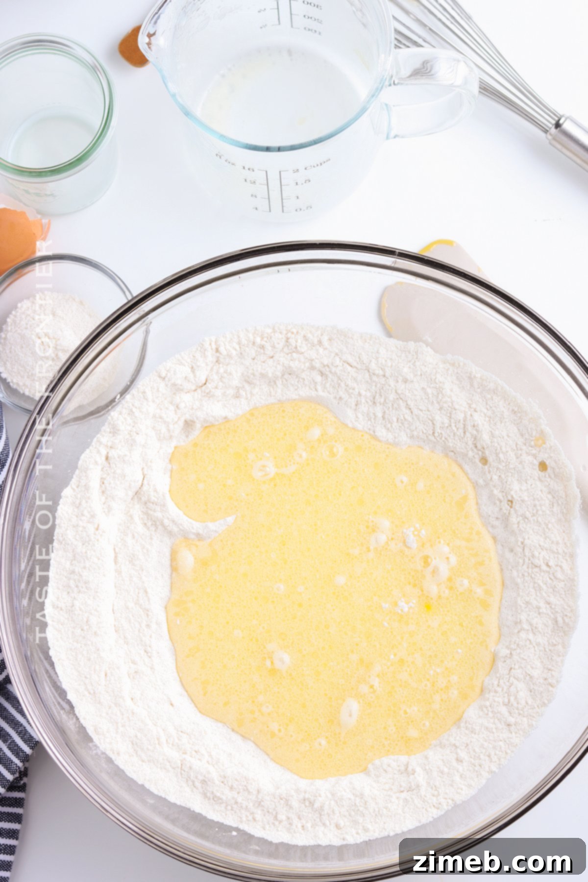 Effortless Everyday Muffins 8 mixing muffin batter