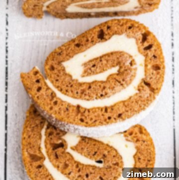 filled pumpkin roll cake