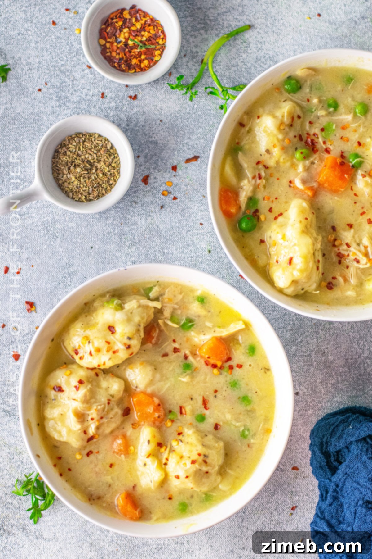 Your Go-To Instant Pot Chicken and Dumplings 18 Instant Pot Chicken and Dumplings served for dinner.