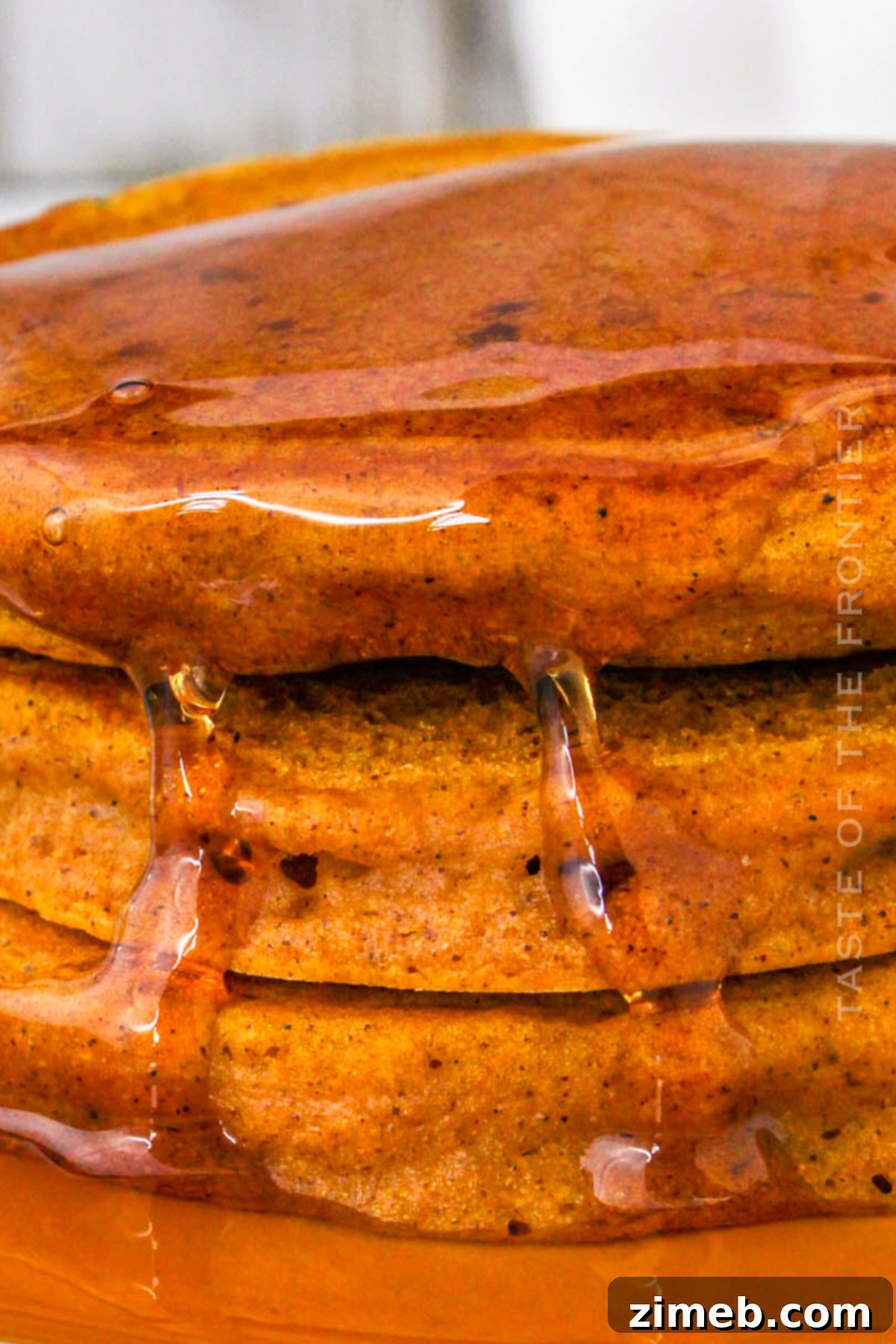 Delicious fall pancake breakfast
