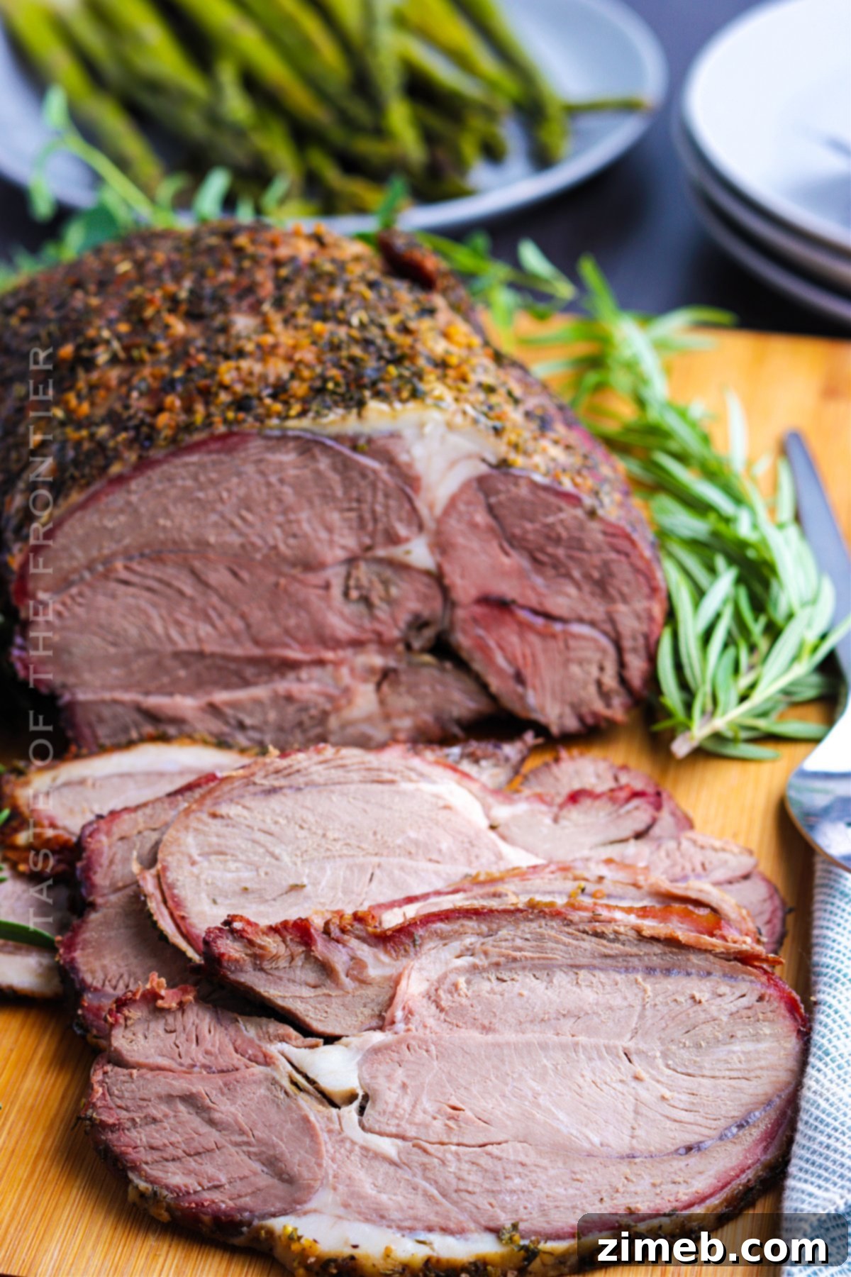 Slow-Smoked Boneless Lamb Leg 22 Traeger Leg of Lamb