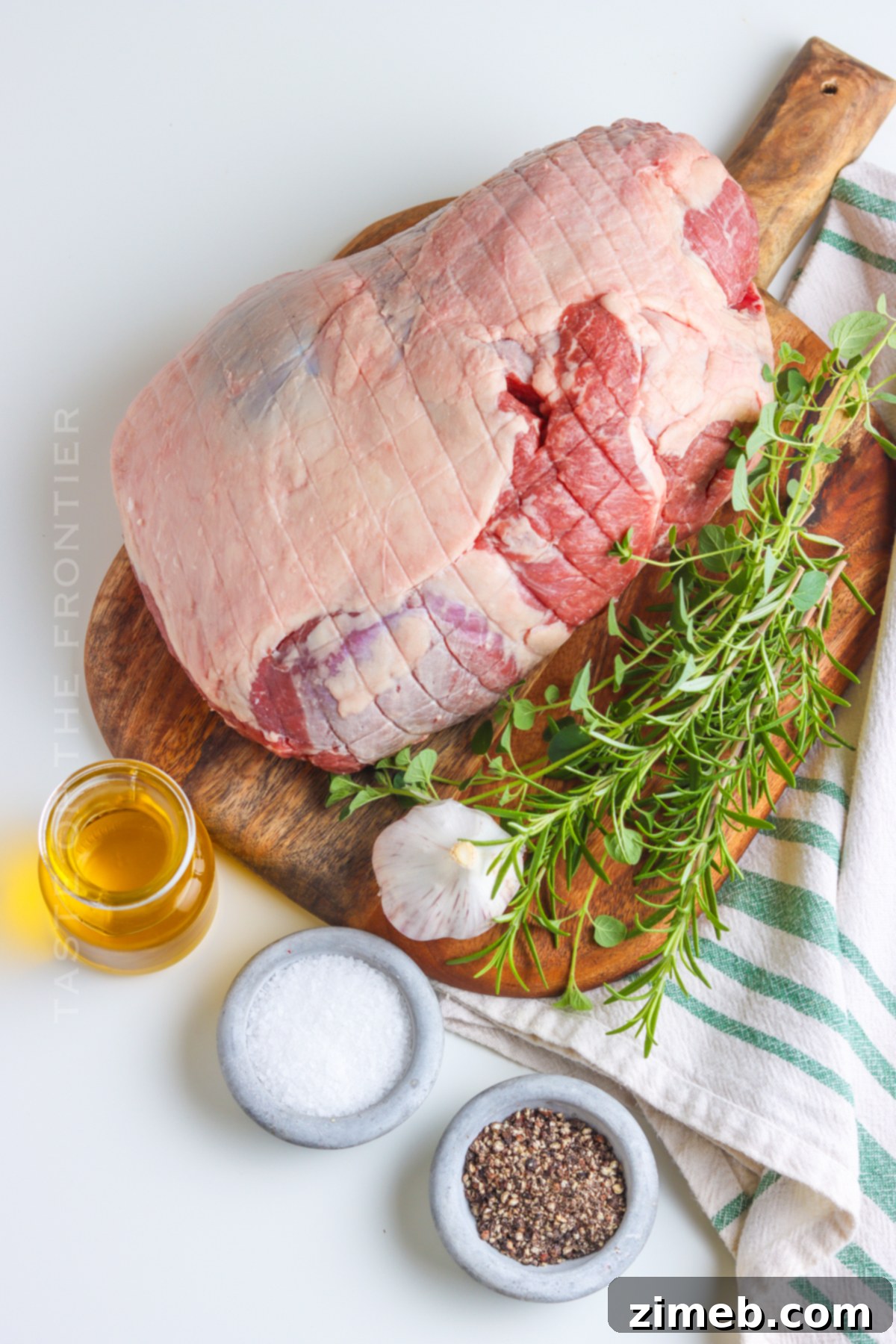 Slow-Smoked Boneless Lamb Leg 4 Ingredients for Smoked Boneless Leg of Lamb
