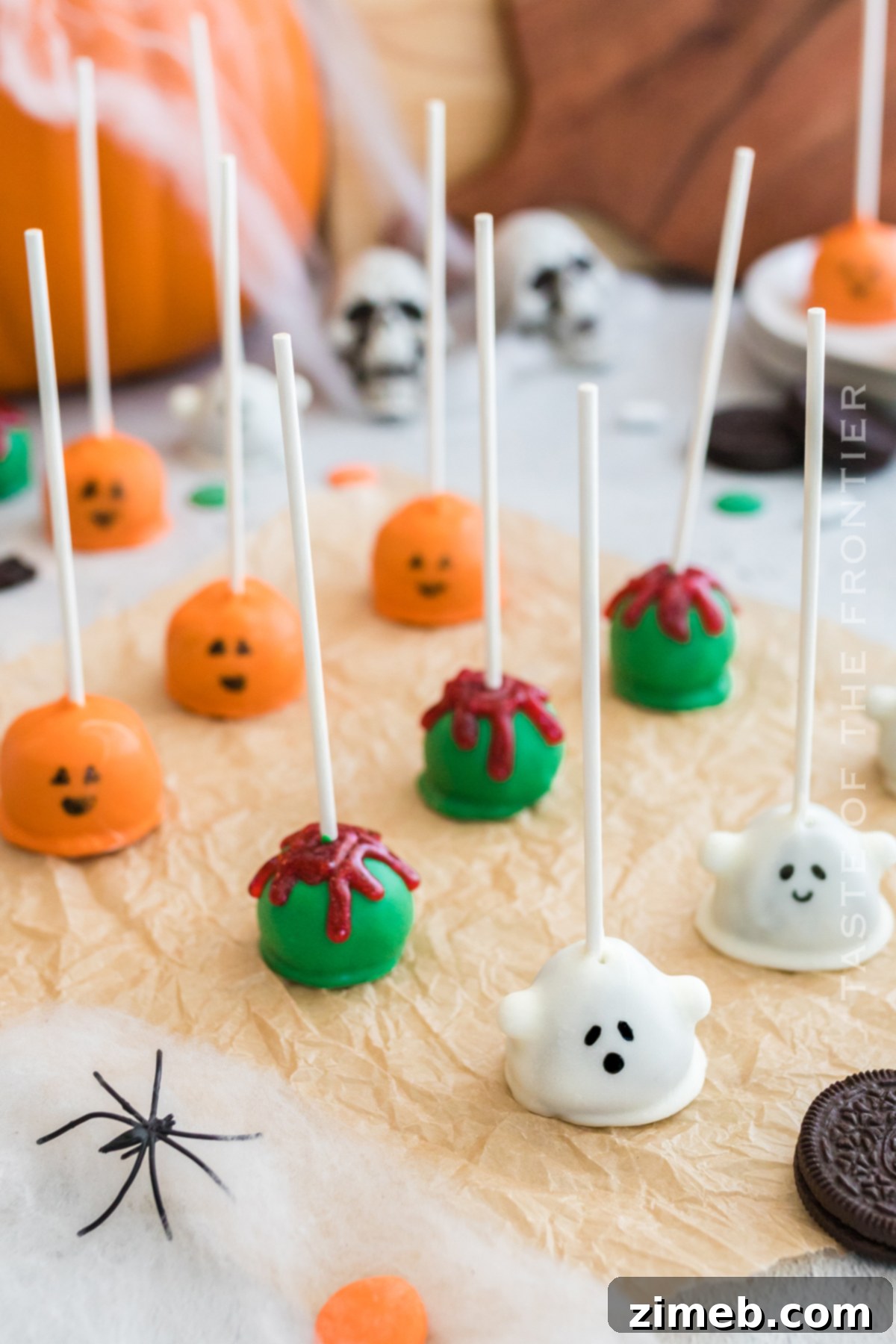 Spooky Oreo Truffles 24 Cake Pops Recipe