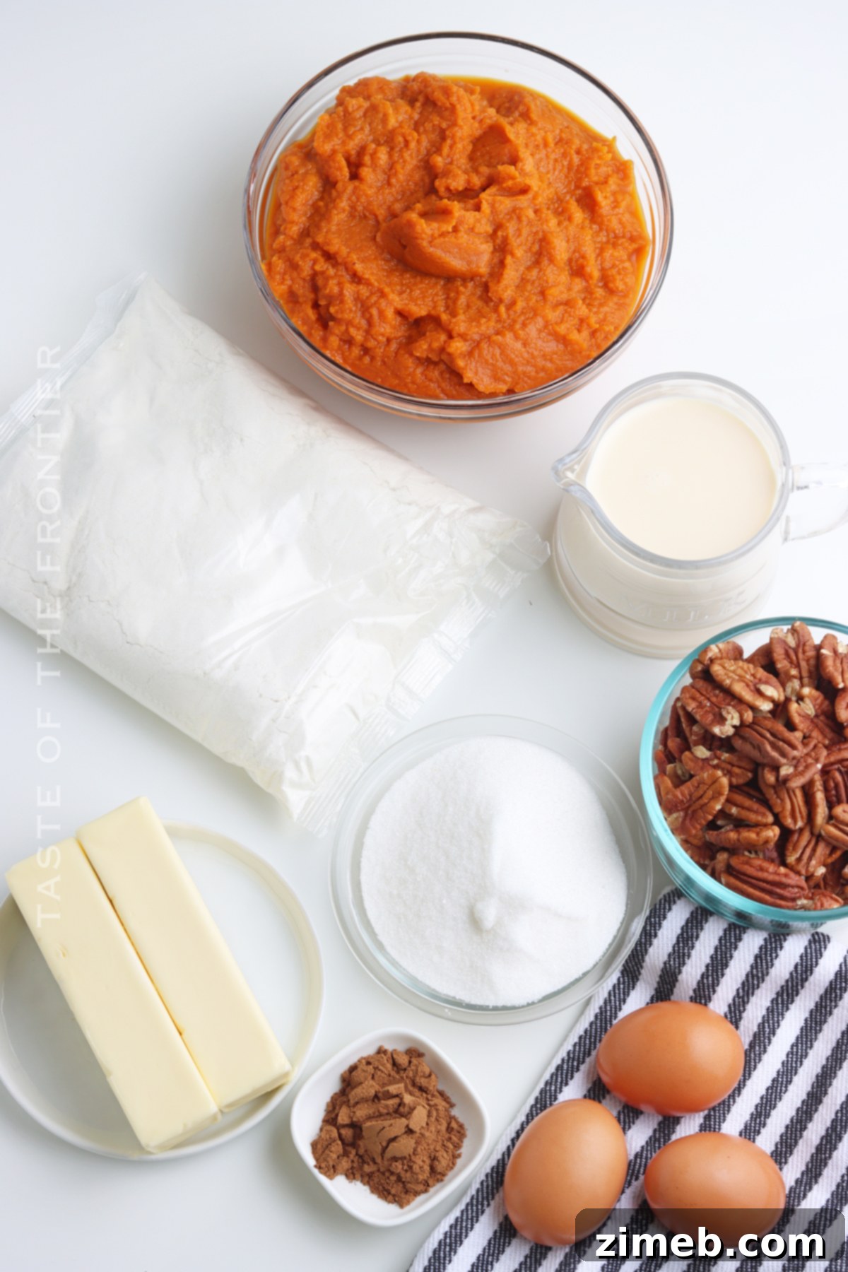 Ingredients for Easy Pumpkin Dump Cake