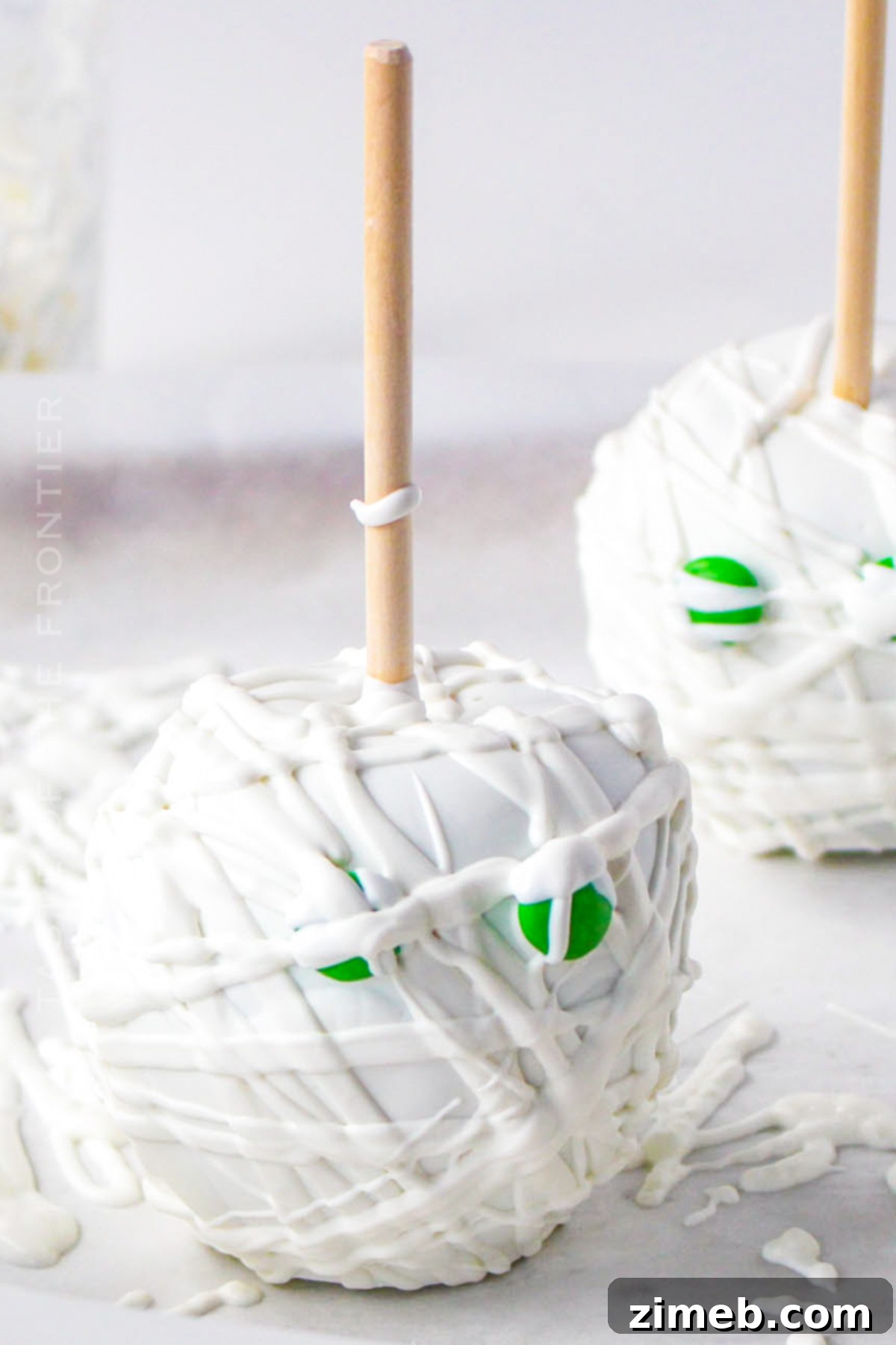 Candy Apple Mummies 18 Mummy Halloween Treat - perfect for parties