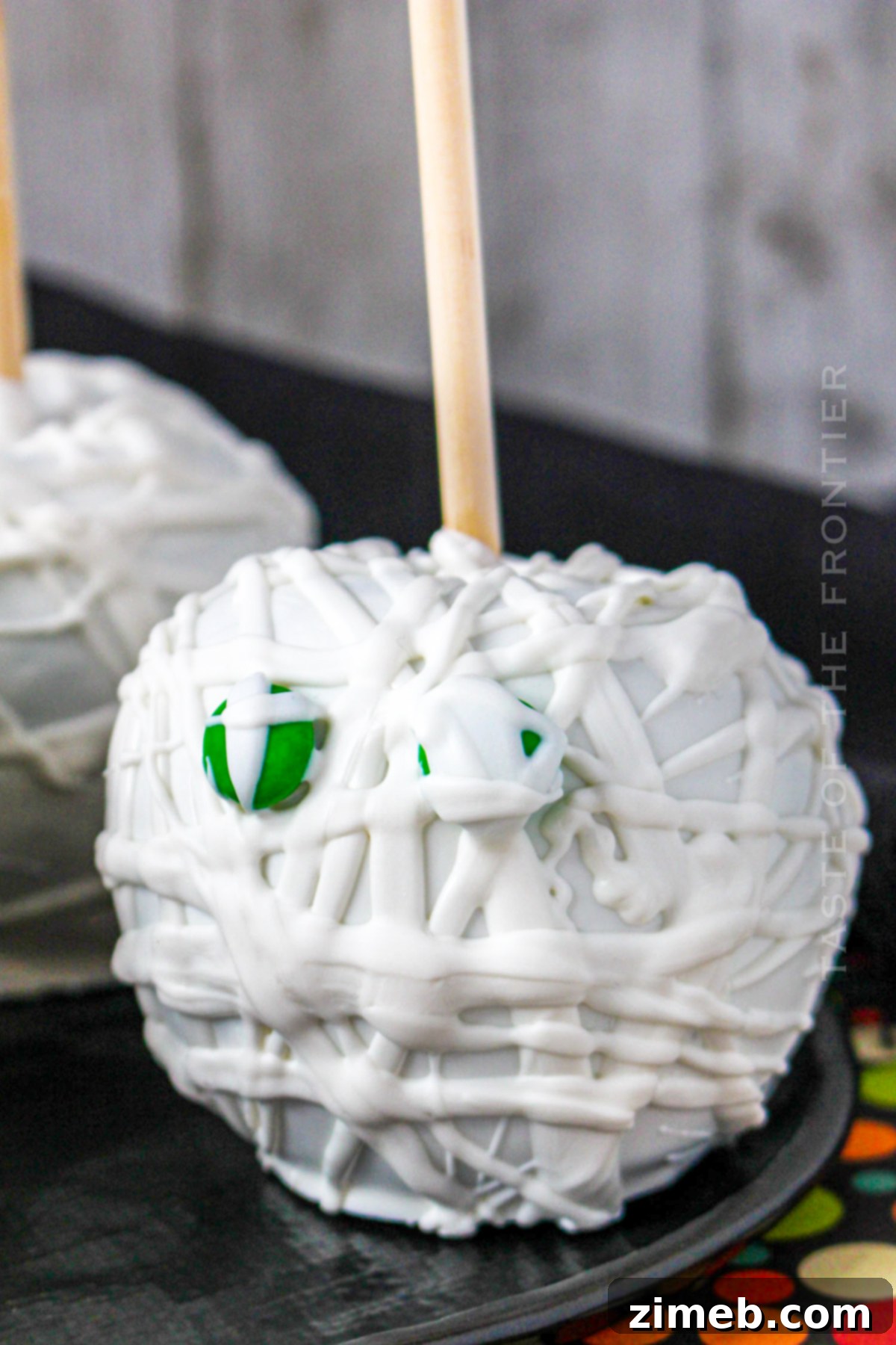 Candy Apple Mummies 20 Mummy Halloween Treat idea for kids