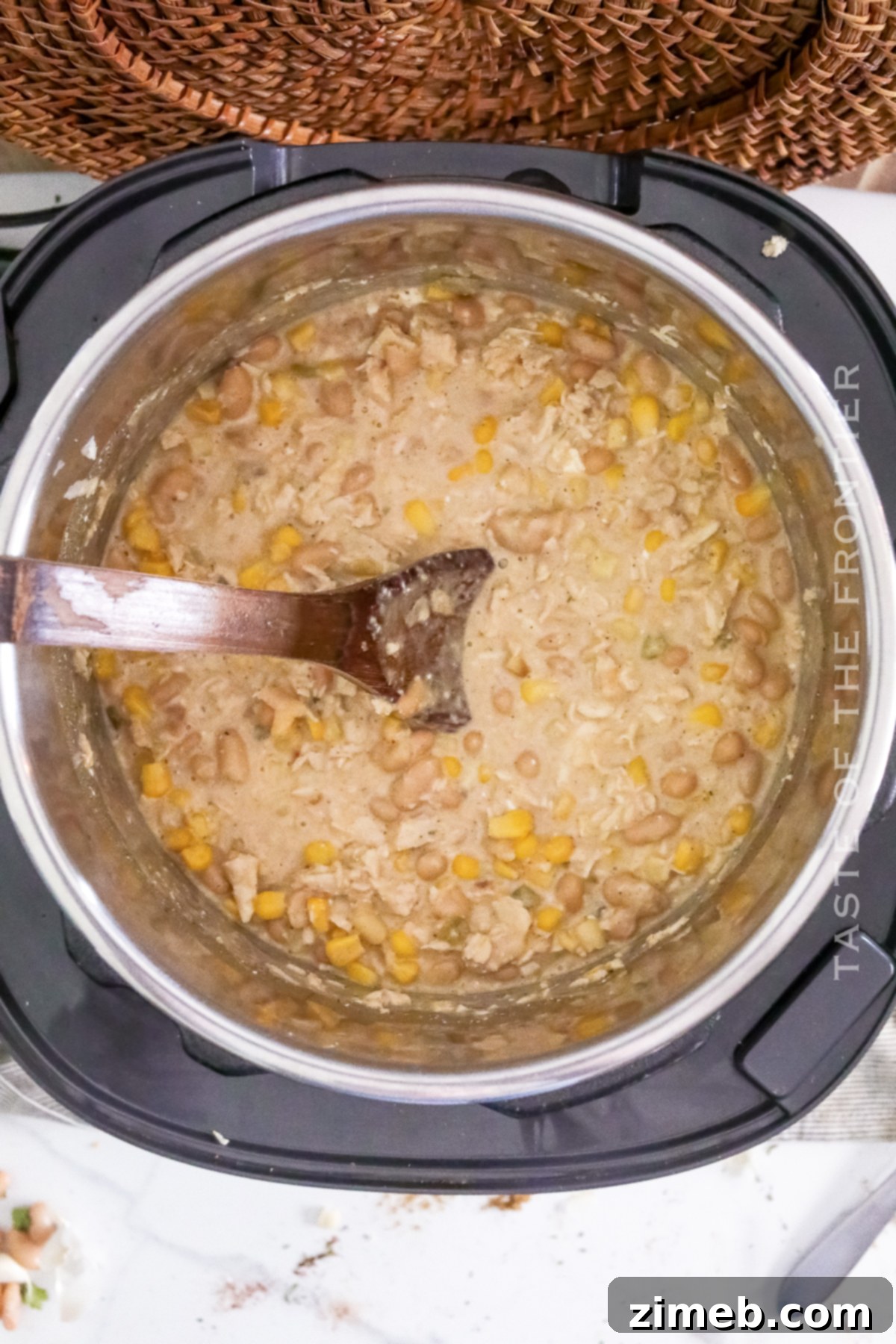 Instant Pot Creamy White Chicken Chili 18 creamy chicken chili