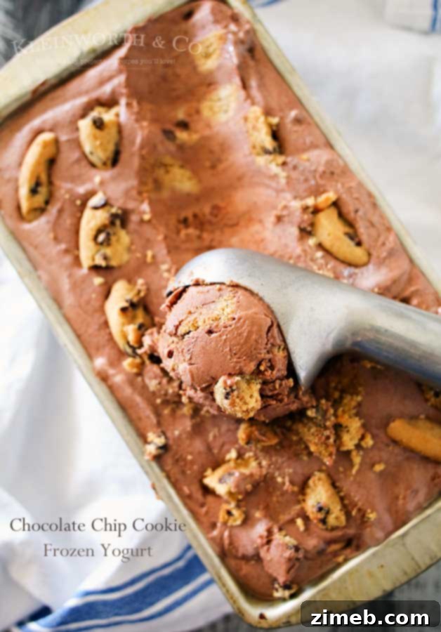 Velvet Banana Pie Freeze 12 Decadent Chocolate Chip Cookie Frozen Yogurt