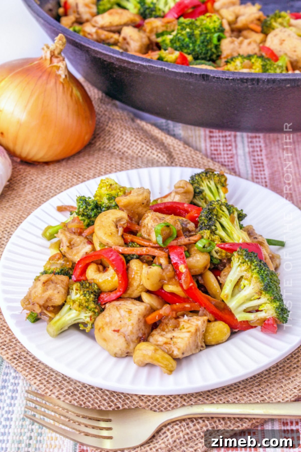 Easy Cashew Chicken Stir-Fry 3 copycat take-out cashew