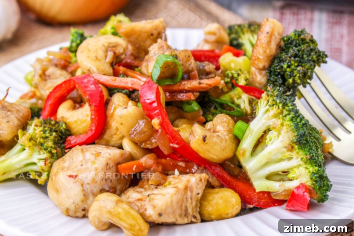 Easy Cashew Chicken Stir-Fry 21 Chinese Cashew Chicken