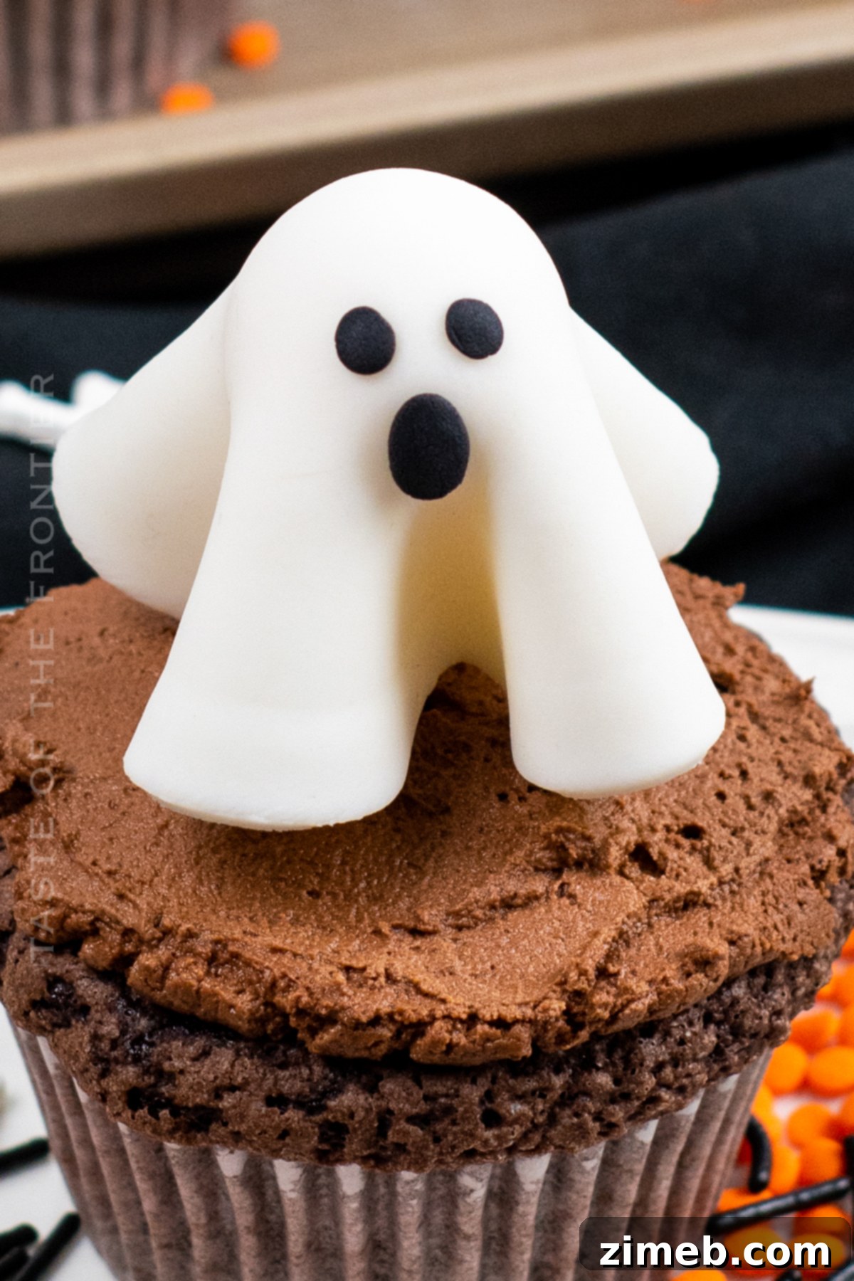 party dessert Halloween Ghost Cupcakes