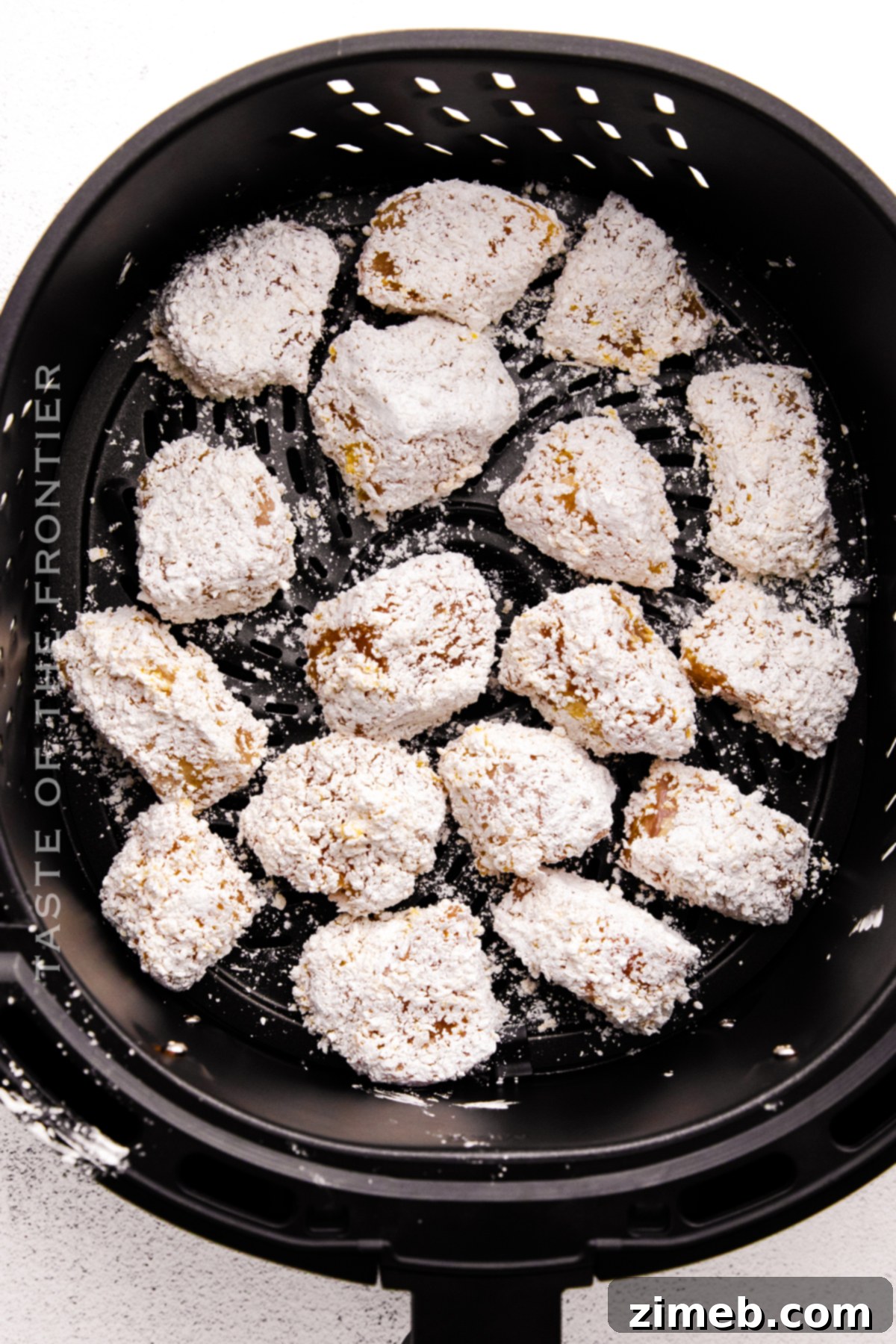 air frying chicken