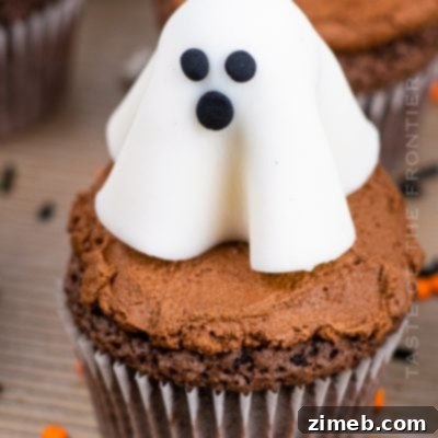 Bandaged Brownies 11 Recipe for Halloween Ghost Cupcakes