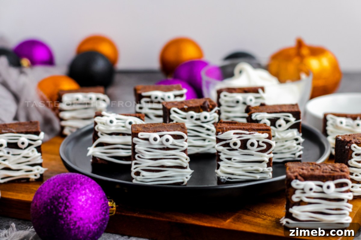 Bandaged Brownies 21 Recipe for Mummy Brownies