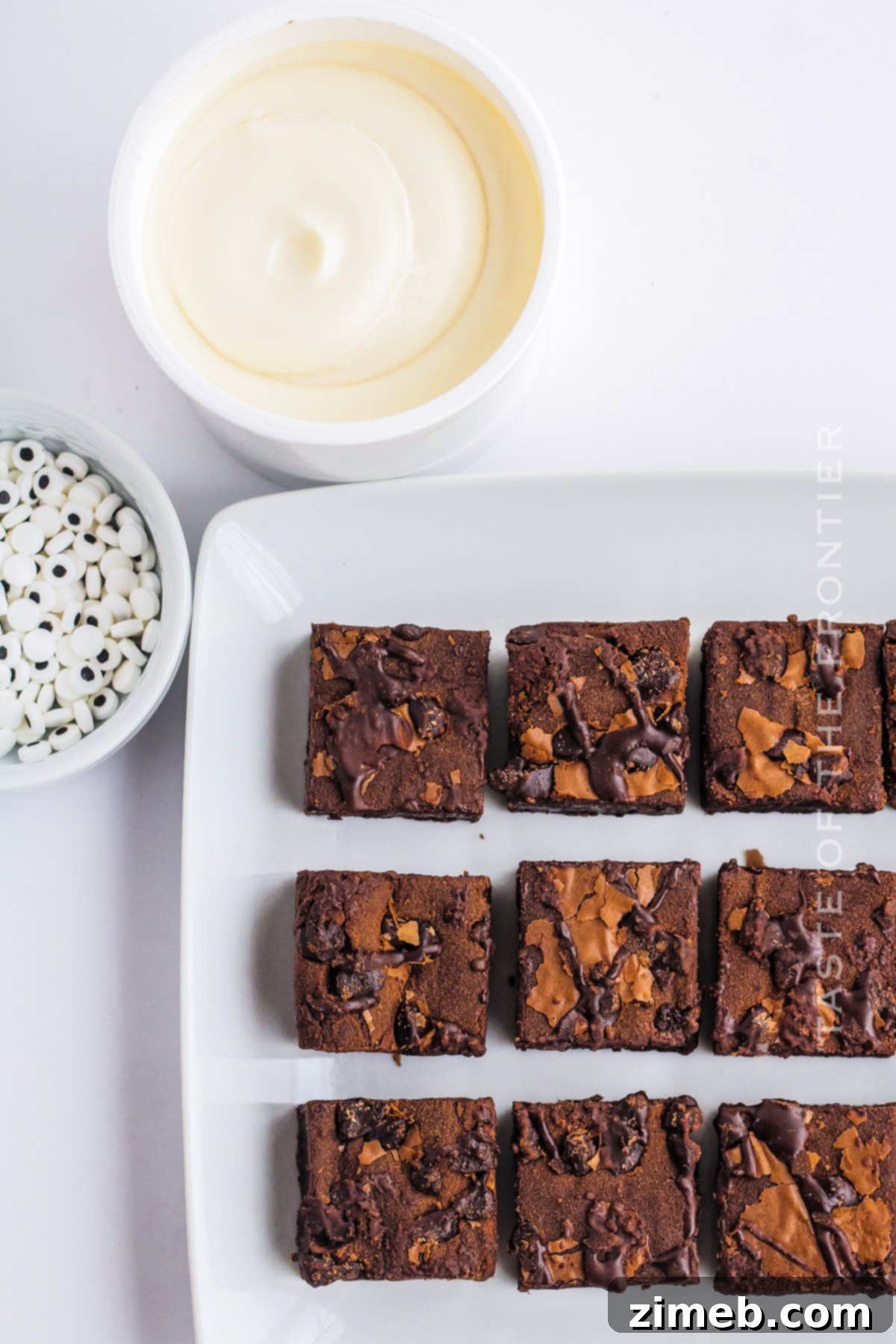 Bandaged Brownies 4 Ingredients for Mummy Brownies
