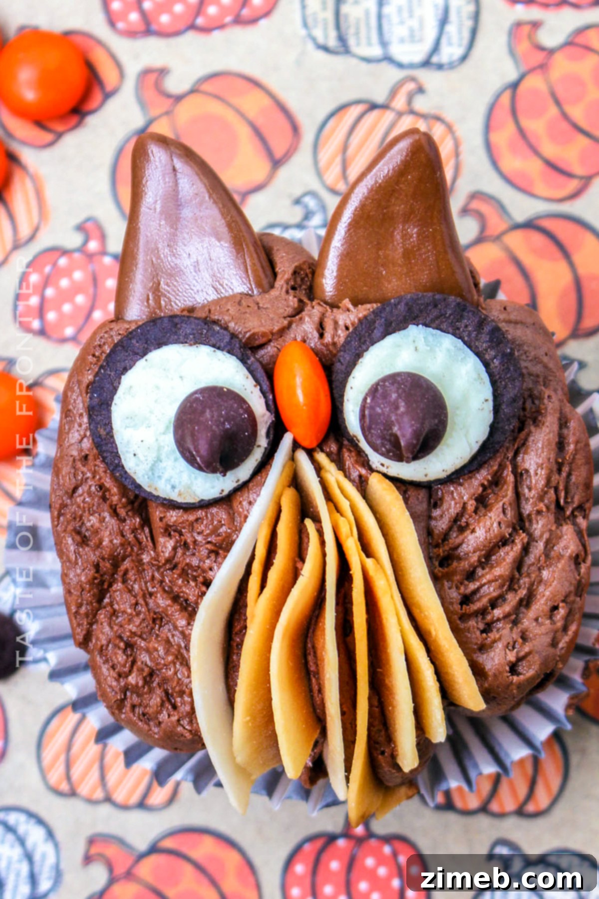 Fall Cupcakes with Owls, a festive and fun dessert for autumn celebrations.