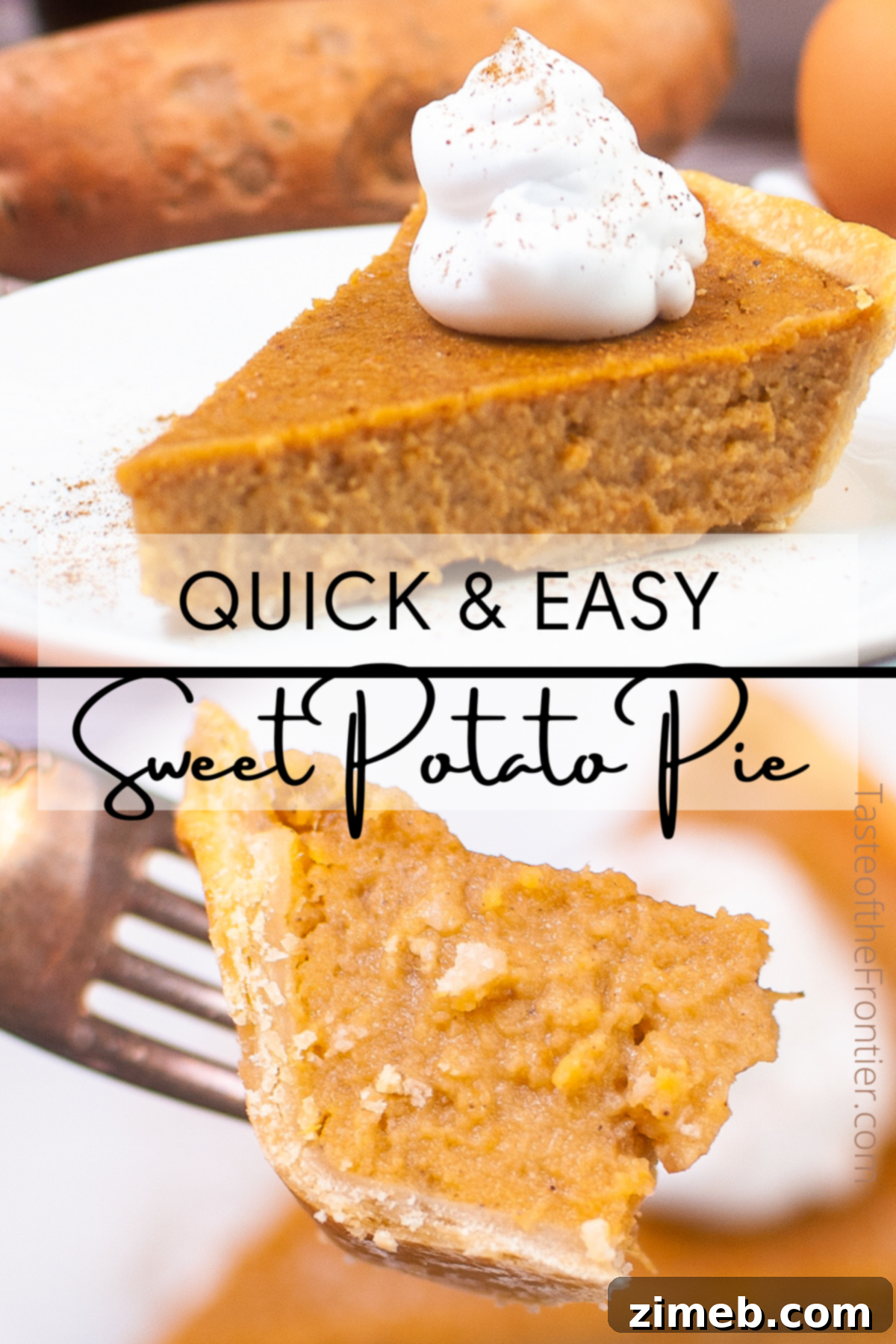 No-Fuss Sweet Potato Pie Delight 2 Easy Sweet Potato Pie