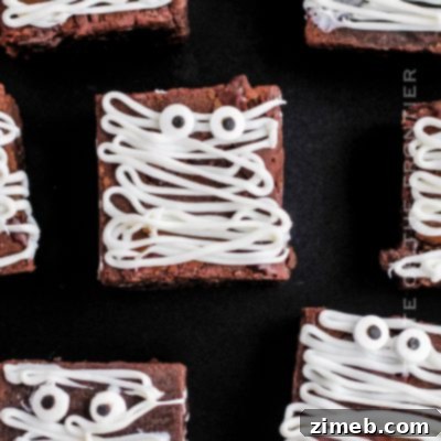Sweet & Spooky Candy Corn Krispie Treats 14 Mummy Brownie Bars