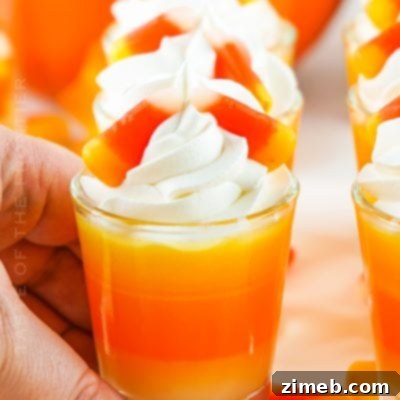 Candy Corn Jello Shots