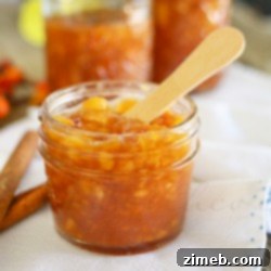 Cinnamon Peach Jam - No Sugar
