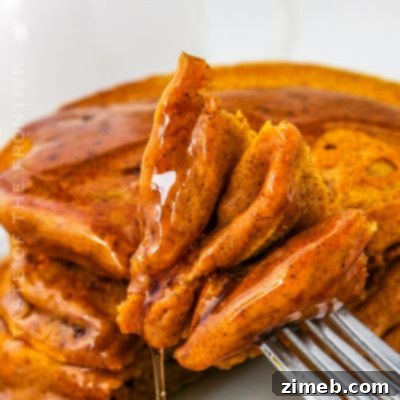 Delicious Pumpkin Pancakes for breakfast.