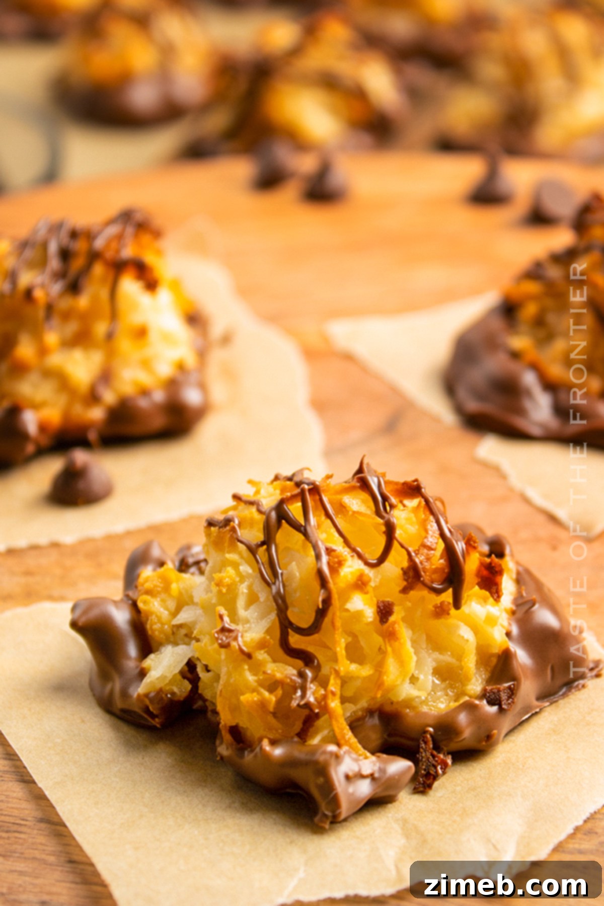 Decadent Chocolate Coconut Macaroons 3 Holiday Macaroon Recipe