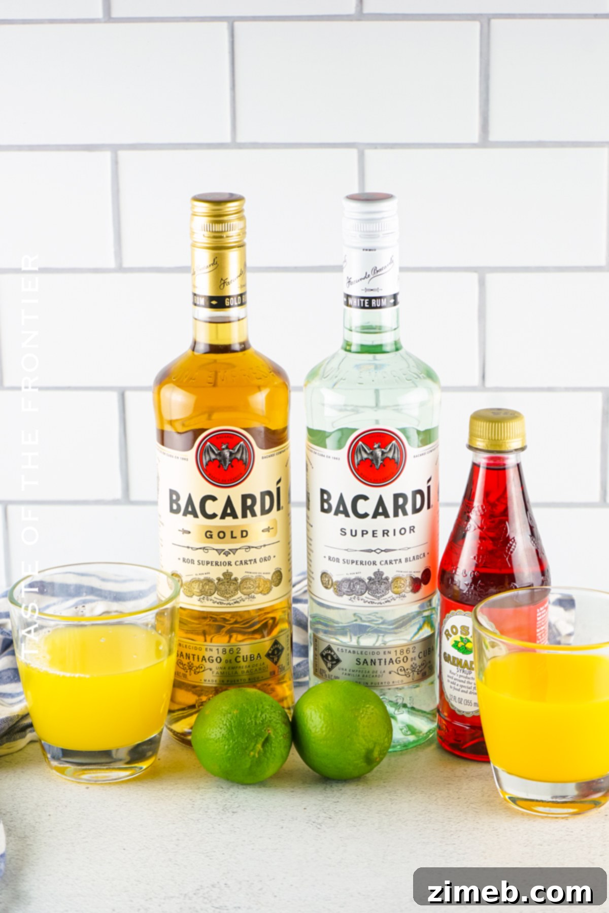Ingredients for Rum Punch