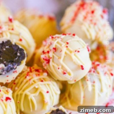 Peppermint Oreo Balls