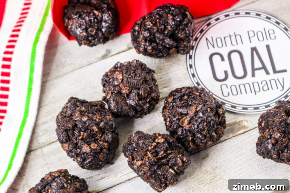 Santa's Coal Delivery 8 Christmas Coal - A Fun Holiday Treat for Kids