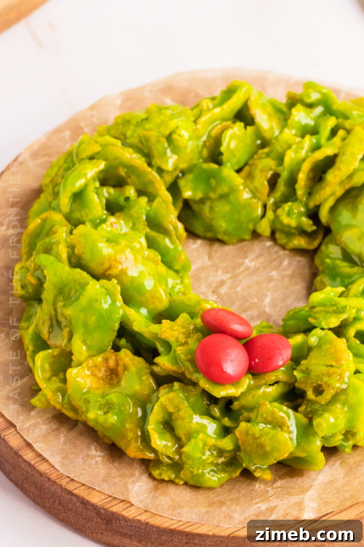 Easy Cornflake Wreaths 16 Various no bake holiday treats