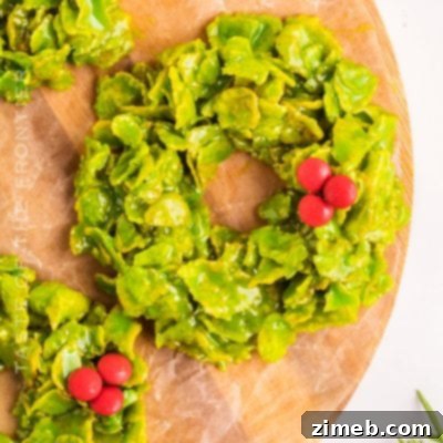 Cornflake Wreaths