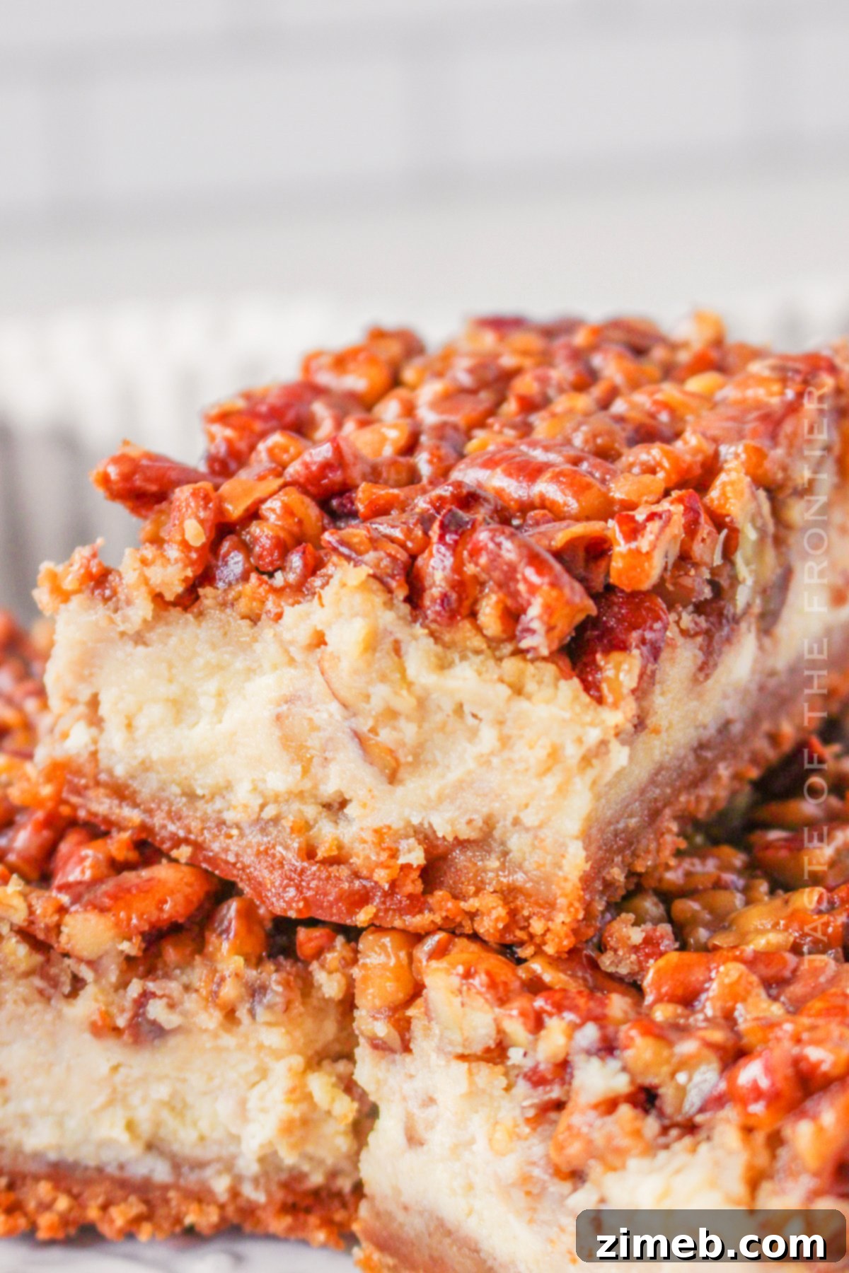 Pecan Pie Cheesecake Bars