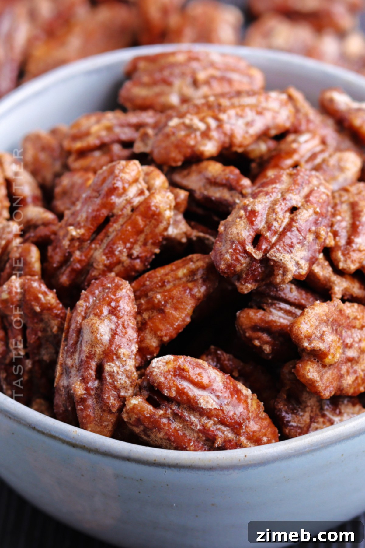 Sweet Glazed Pecans 2 Candied Pecans - A sweet and crunchy snack perfect for any occasion.