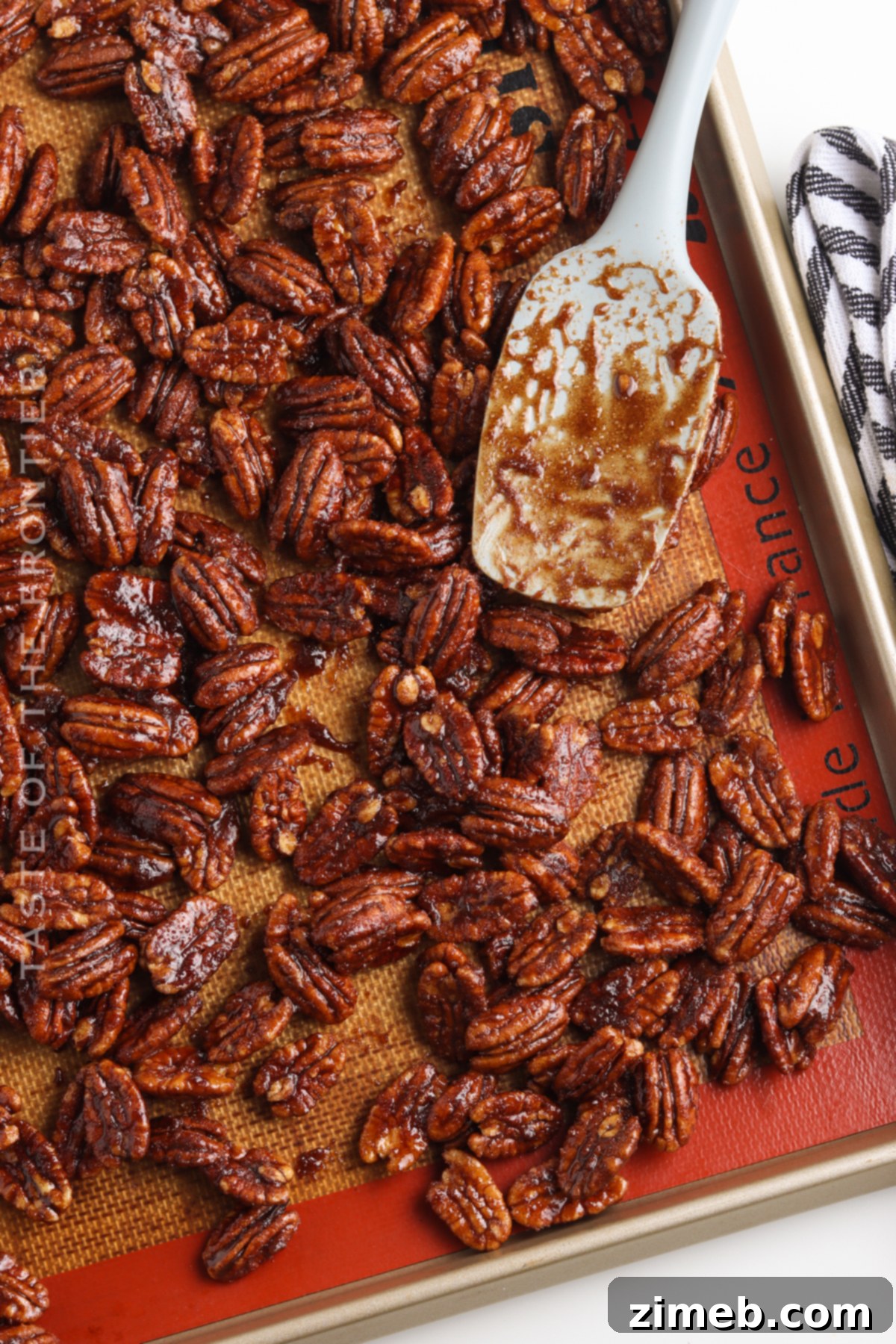 Sweet Glazed Pecans 9 Holiday Candied Pecans - A festive sweet snack.