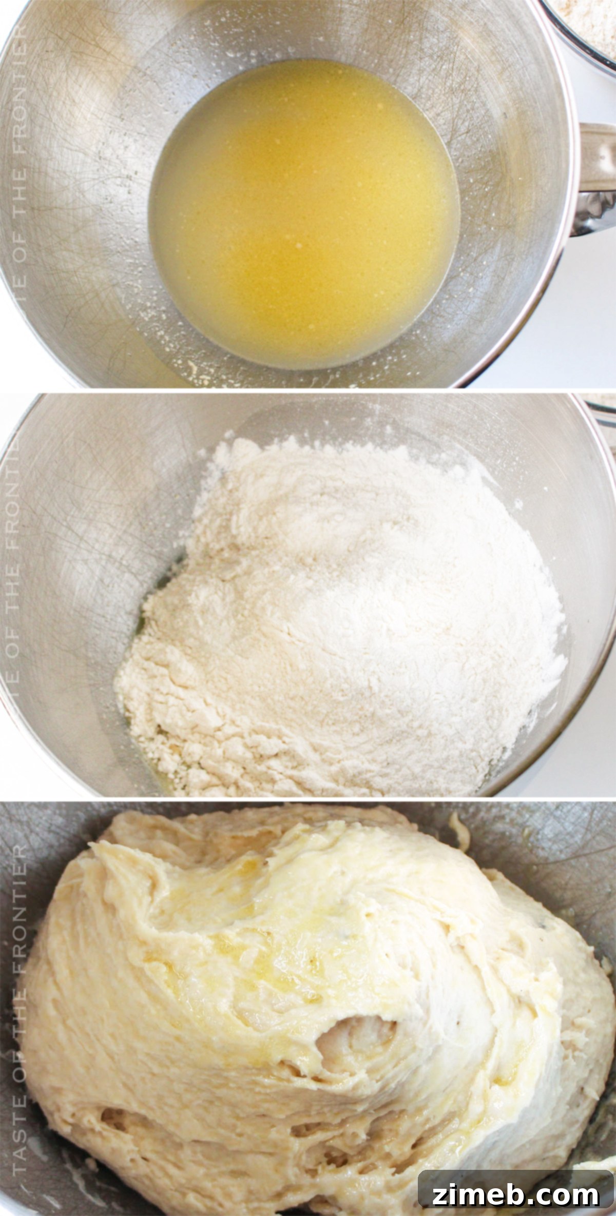 Hands-Off Dinner Rolls 5 how to make bread dough