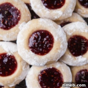Easy jelly thumbprint cookies