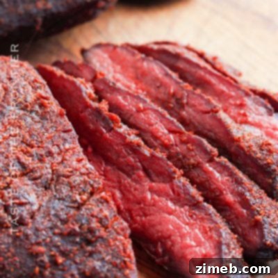 Smoked Venison Roast, ready to serve
