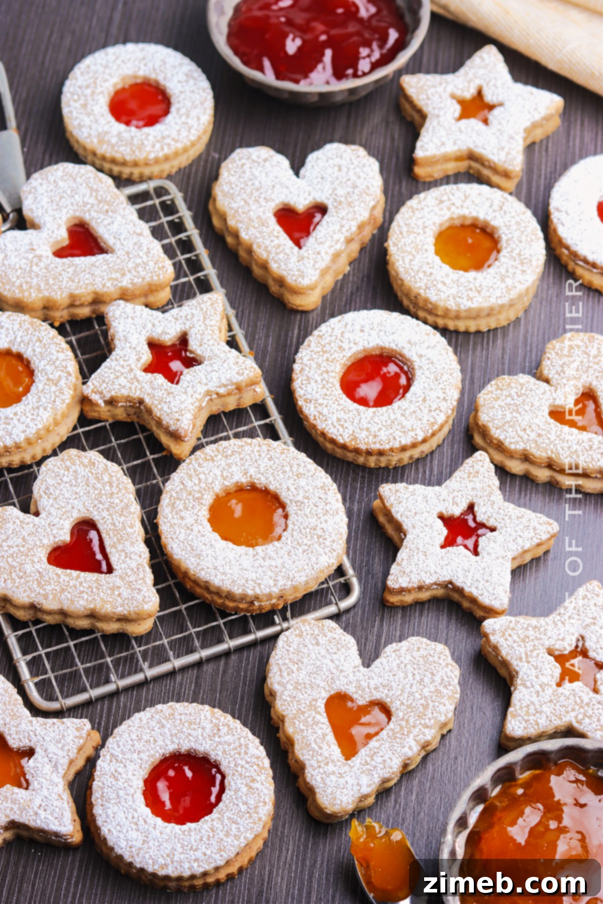 holiday Linzer Cookies