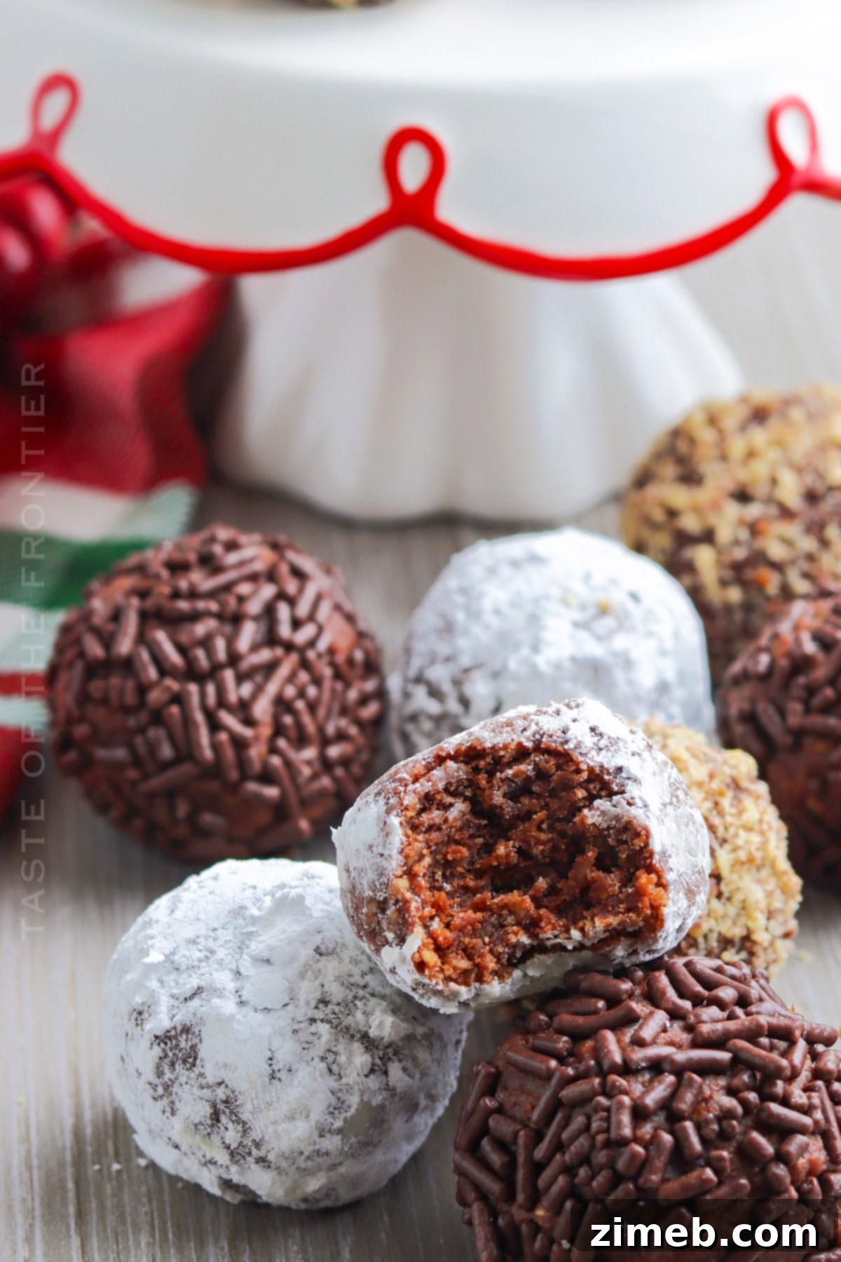 Chocolate Rum Truffles 9 No-Bake Rum Balls, a holiday favorite