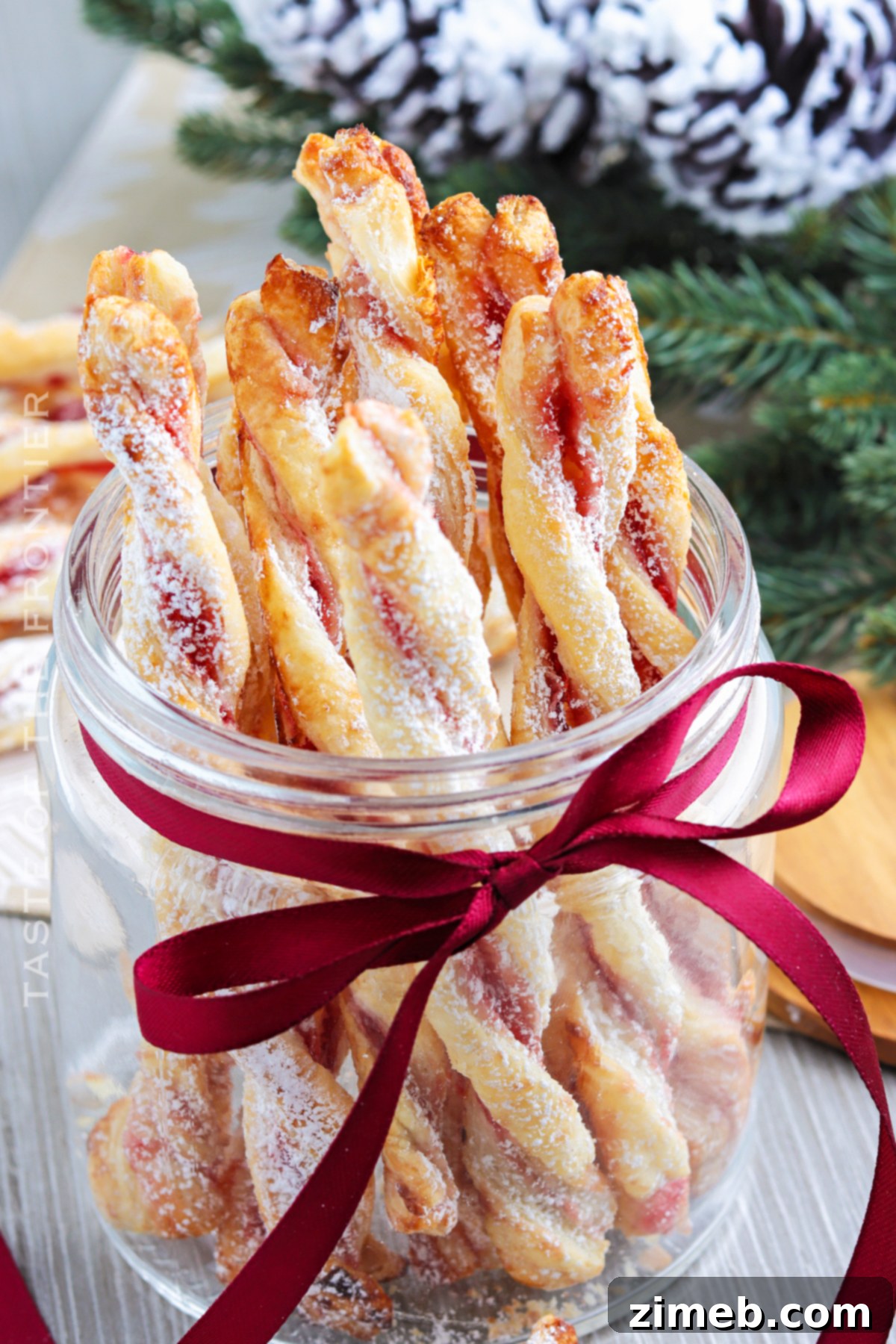 Raspberry Twisted Delights 9 neighbor gifts
