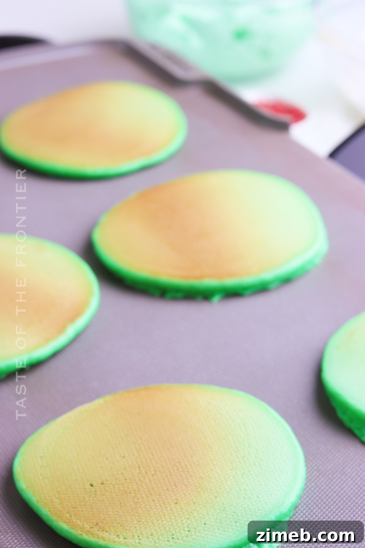 Grinch Green Flapjacks 10 Delicious green pancakes ready for a holiday meal
