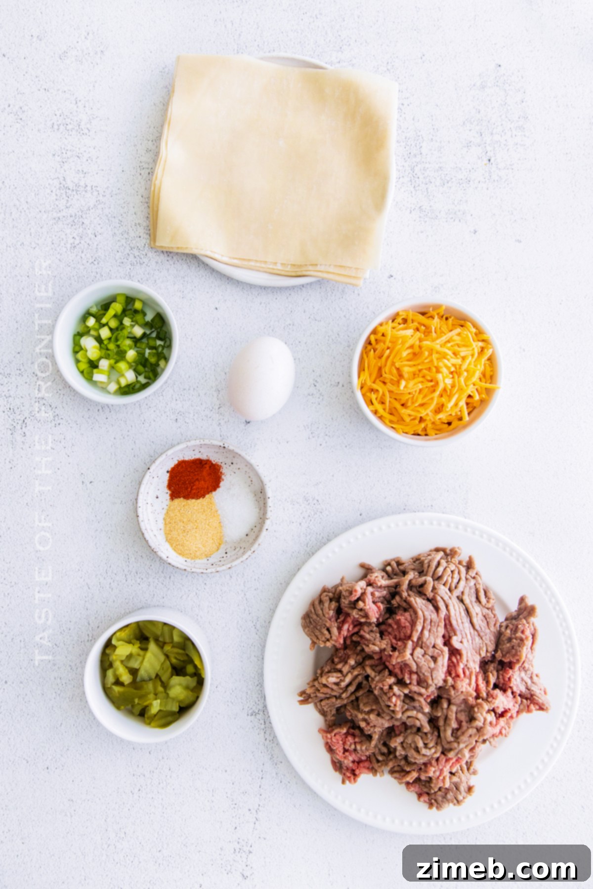 Crispy Air Fryer Cheeseburger Egg Rolls 4 ingredients for Air Fryer Cheeseburger Egg Rolls