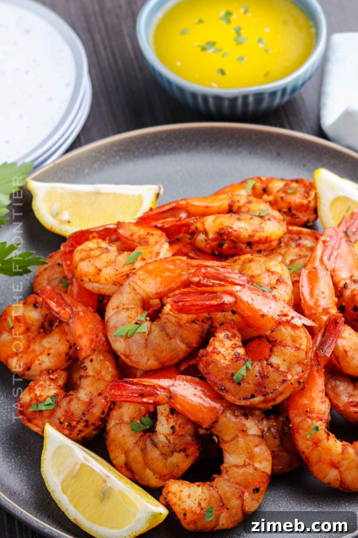 Savory Smoked Shrimp 2 Smoking shrimp on the Traeger pellet grill for an easy and delicious meal.