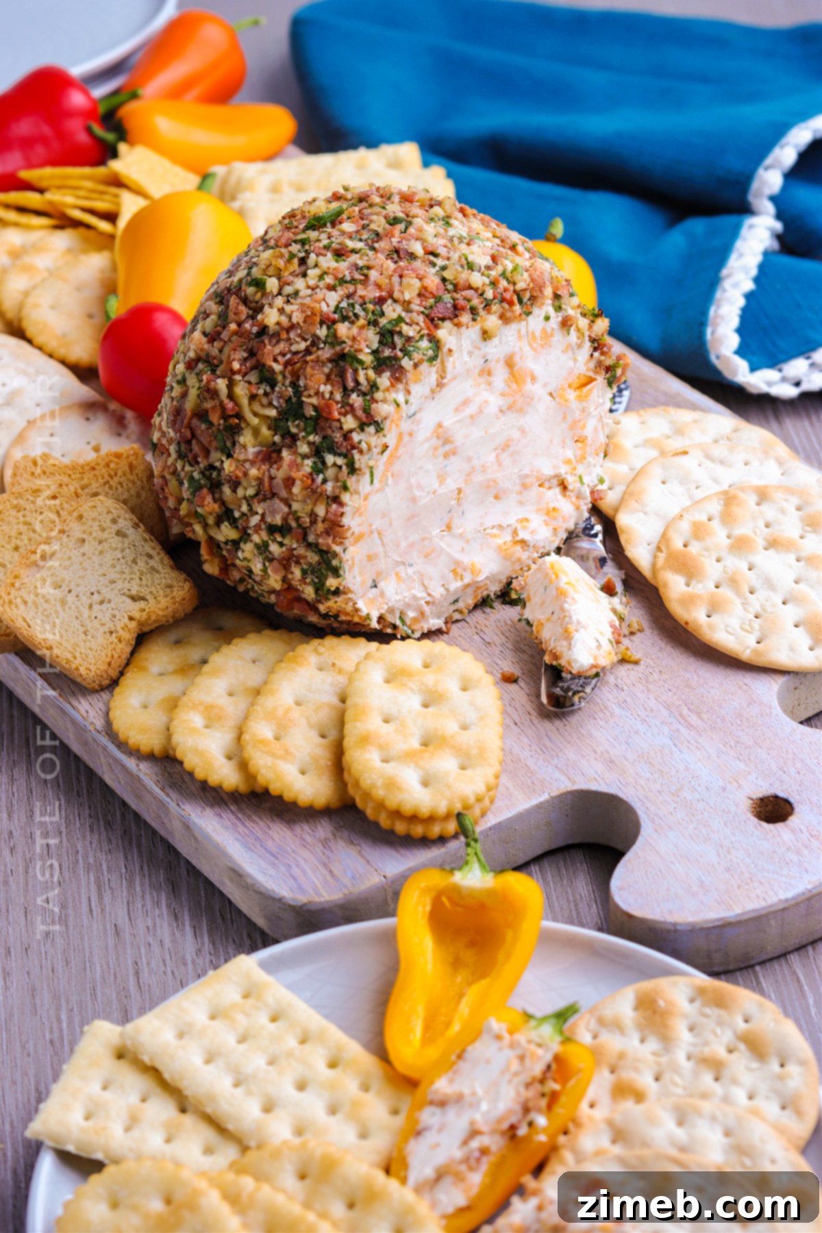 Bacon Ranch Cheese Ball, a delicious party appetizer