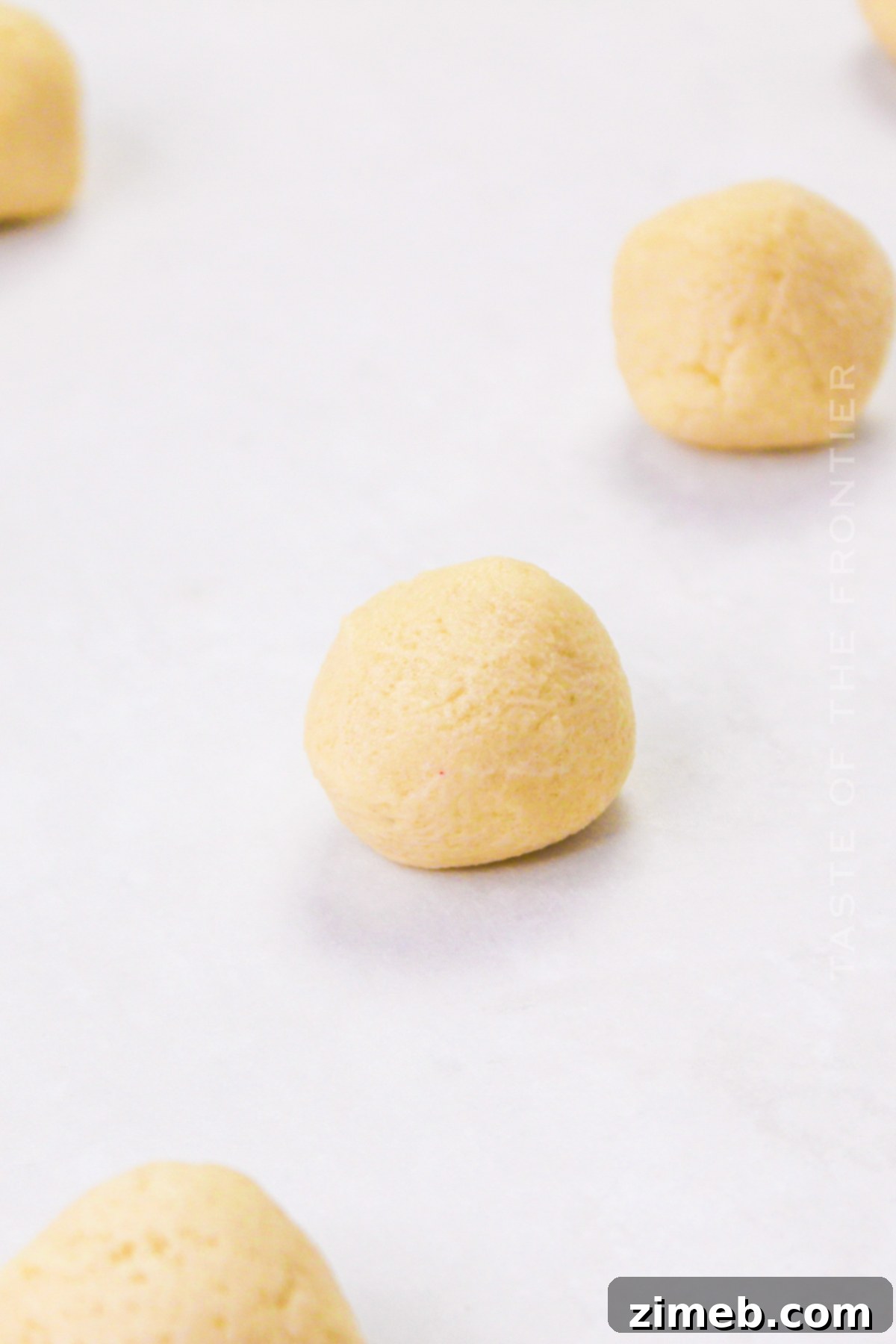 Buttery Christmas Shortbread 6 Unshaped shortbread cookie dough, perfectly prepared for baking festive Christmas treats.