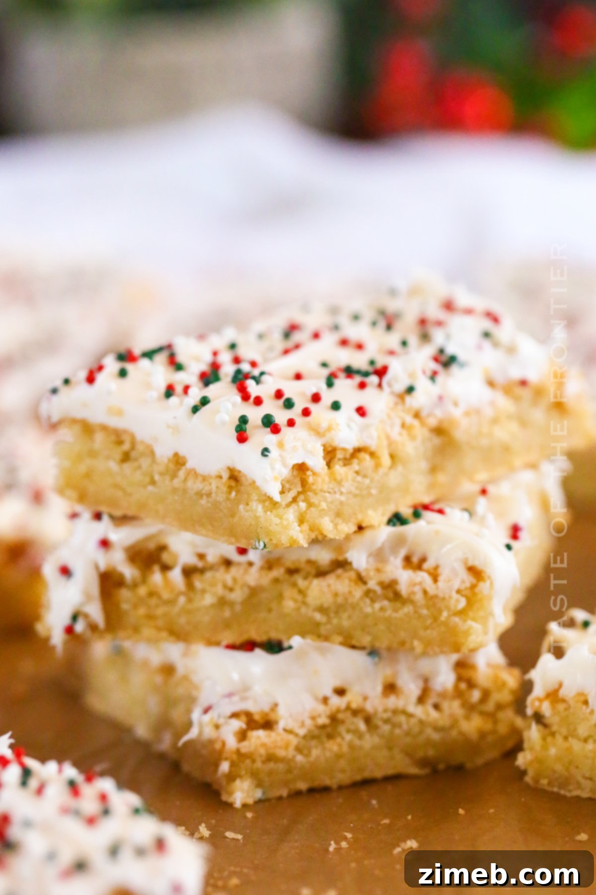 Easy Sugar Cookie Bars 2 Easy Sugar Cookie Bars with Sprinkles