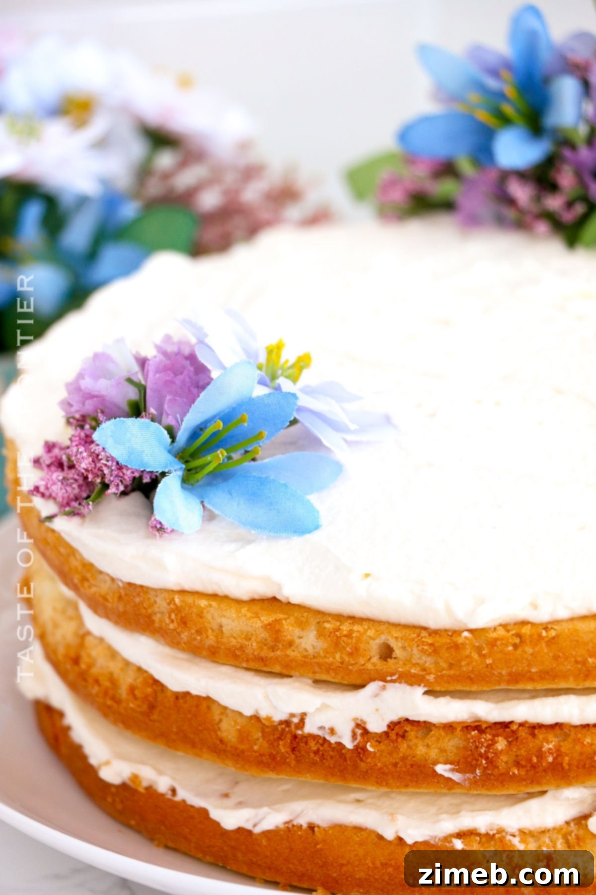 Petal Perfect Cake 16 Finished Flower Cake Recipe ready to serve