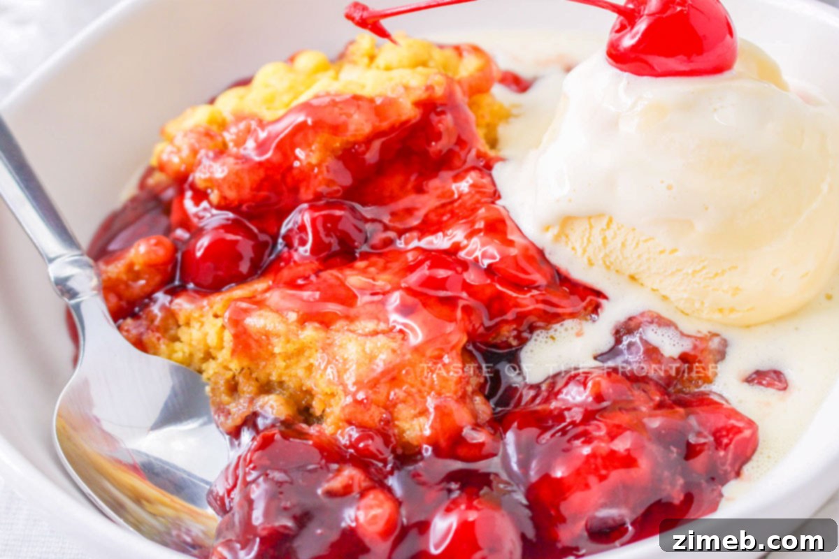 Effortless Cherry Dump Cake 9 Easy cherry crockpot recipe for dessert