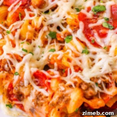 Pizza Casserole made in the Crockpot